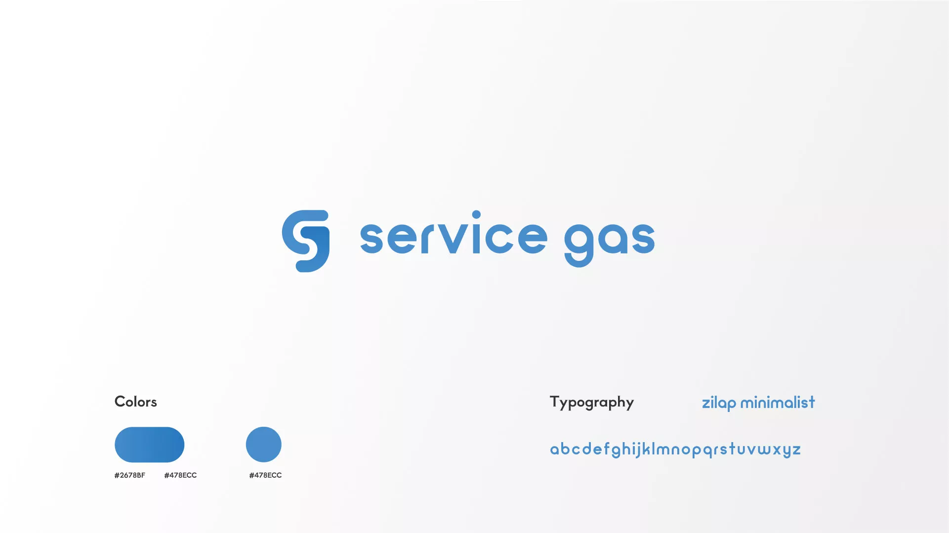 Разработка логотипа газовой компании «Сервис газ» в Гудермесе